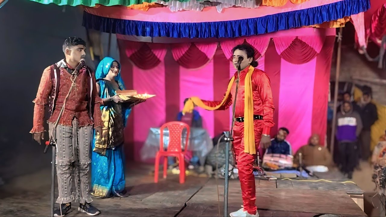 शुक्ला नौटंकी पार्टी🙏 मनसुख भैया राजेश डांसर का जोरदार अभिनय सीन 💞#nautankitamasa #youtubevideo 