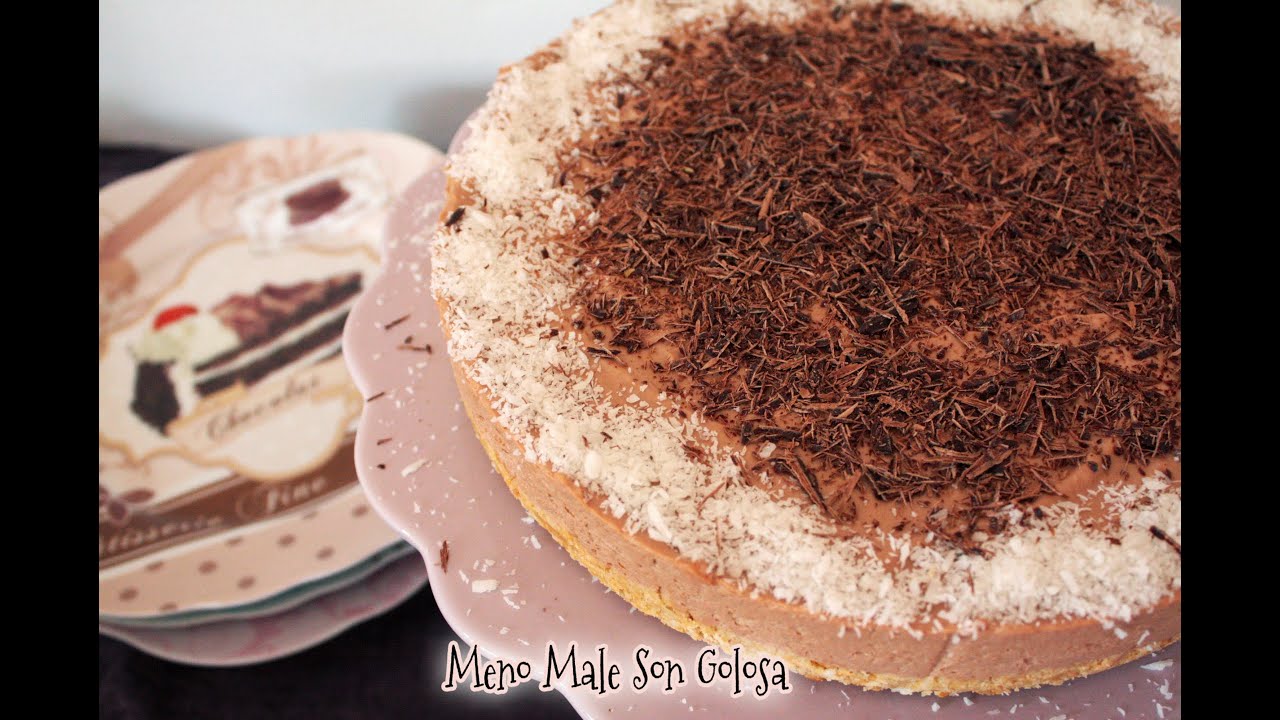 CHEESECAKE CIOCCOLATO COCCO - senza cottura