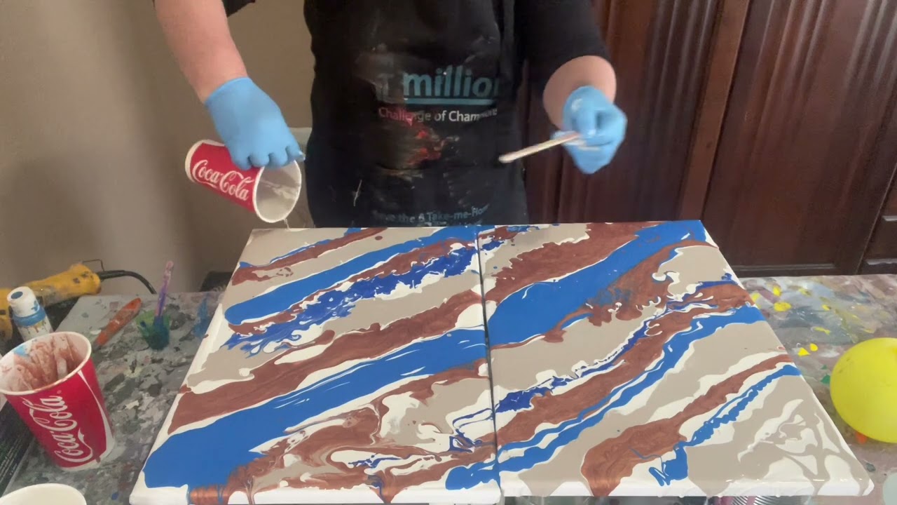 #Dutch acrylic pour #13
