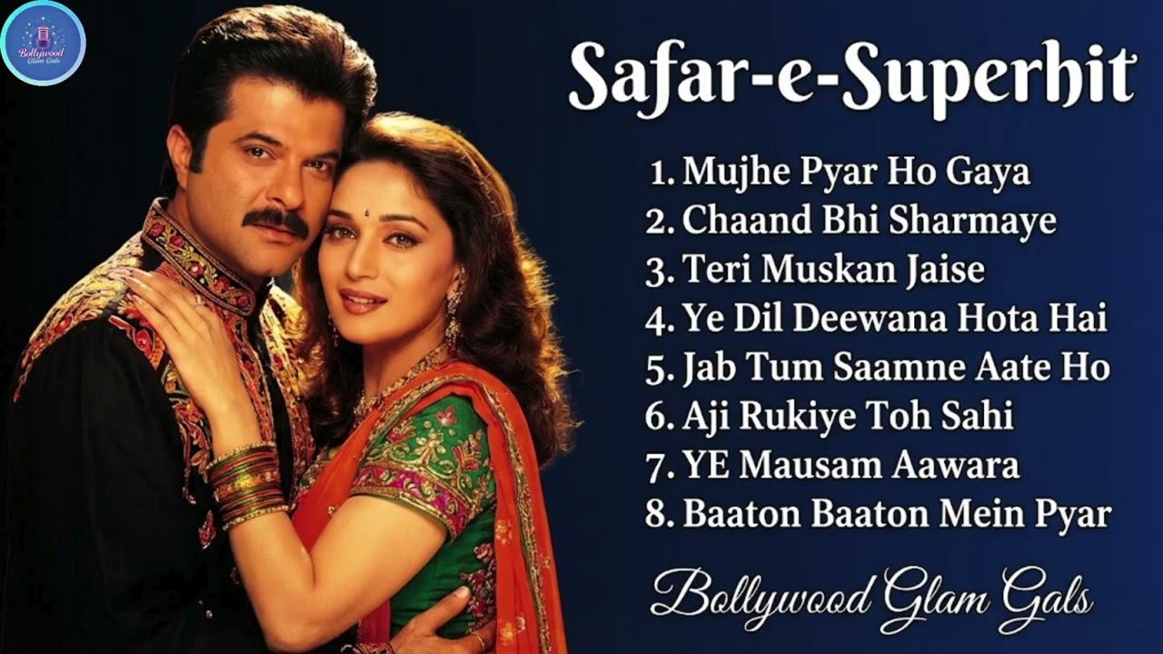 Safar-e-Superhit 💖 | 90s Bollywood Style | Original Romantic Hindi Songs | Bollywood Glam Gals