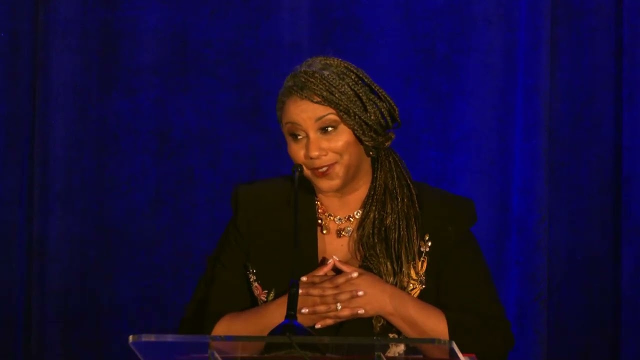 ElevateMeD Founder gives remarks at Explosion of a Dream 2025
