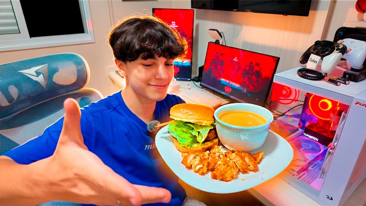 UMA NOITE NA VIDA DE UM GAMER VI (com fome kk)