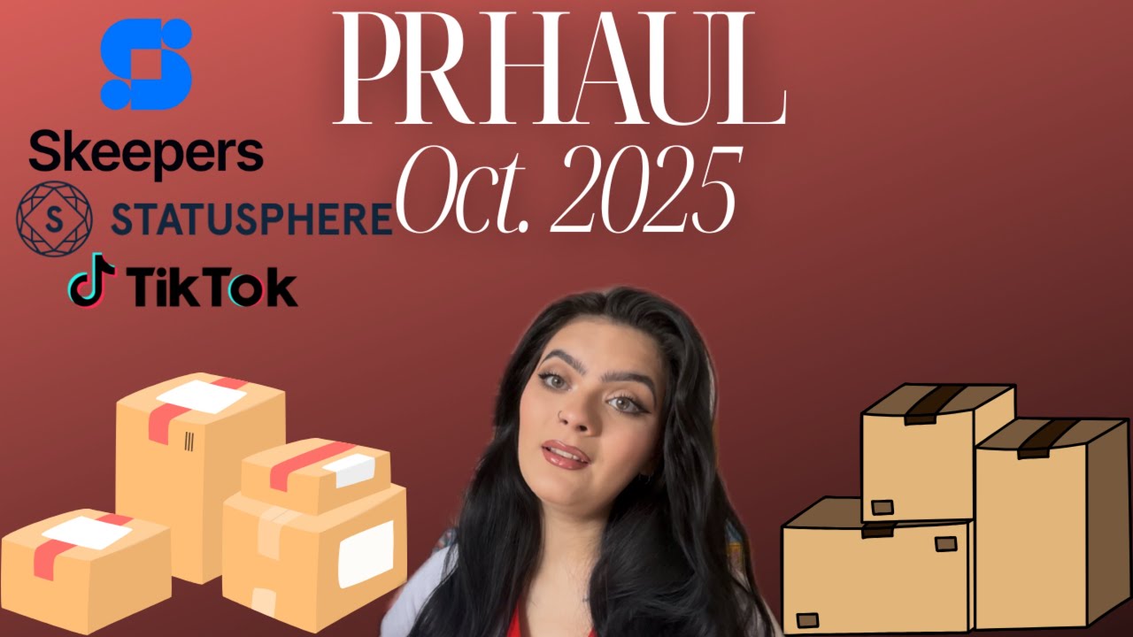 PR Haul October 2025(How To Get PR) (Small Content Creator) 