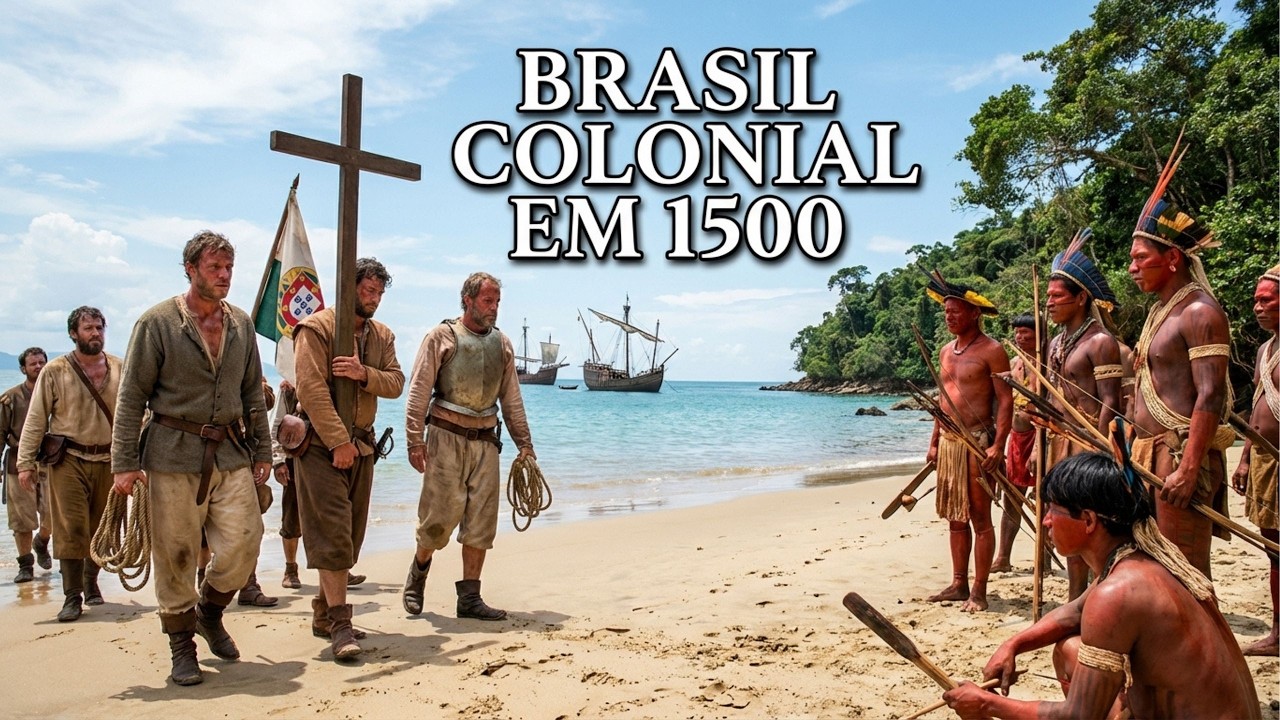 Assim Era o Verdadeiro Brasil Colonial em 1500 (Reconstrução por IA)