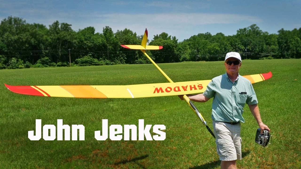 Nan Model's Shadow Glider, F5J, FrSky Taranis, with John Jenks