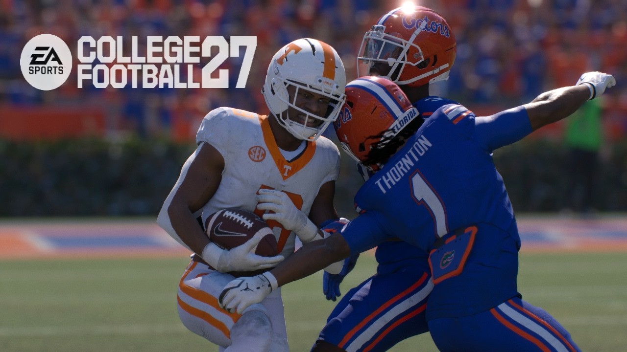 Геймплей College Football 27 &mdash; Теннесси против Флориды &mdash; Полный матч (PS5)