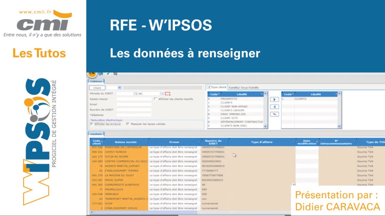 Tuto - GENERALITES - Les Données de la RFE