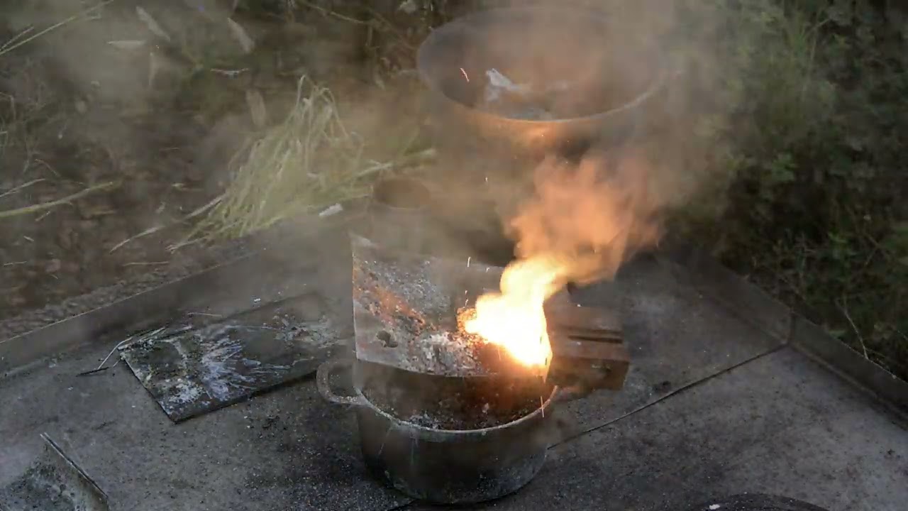 Thermite: Zirconium + iron oxide ( Zr+Fe2O3 )