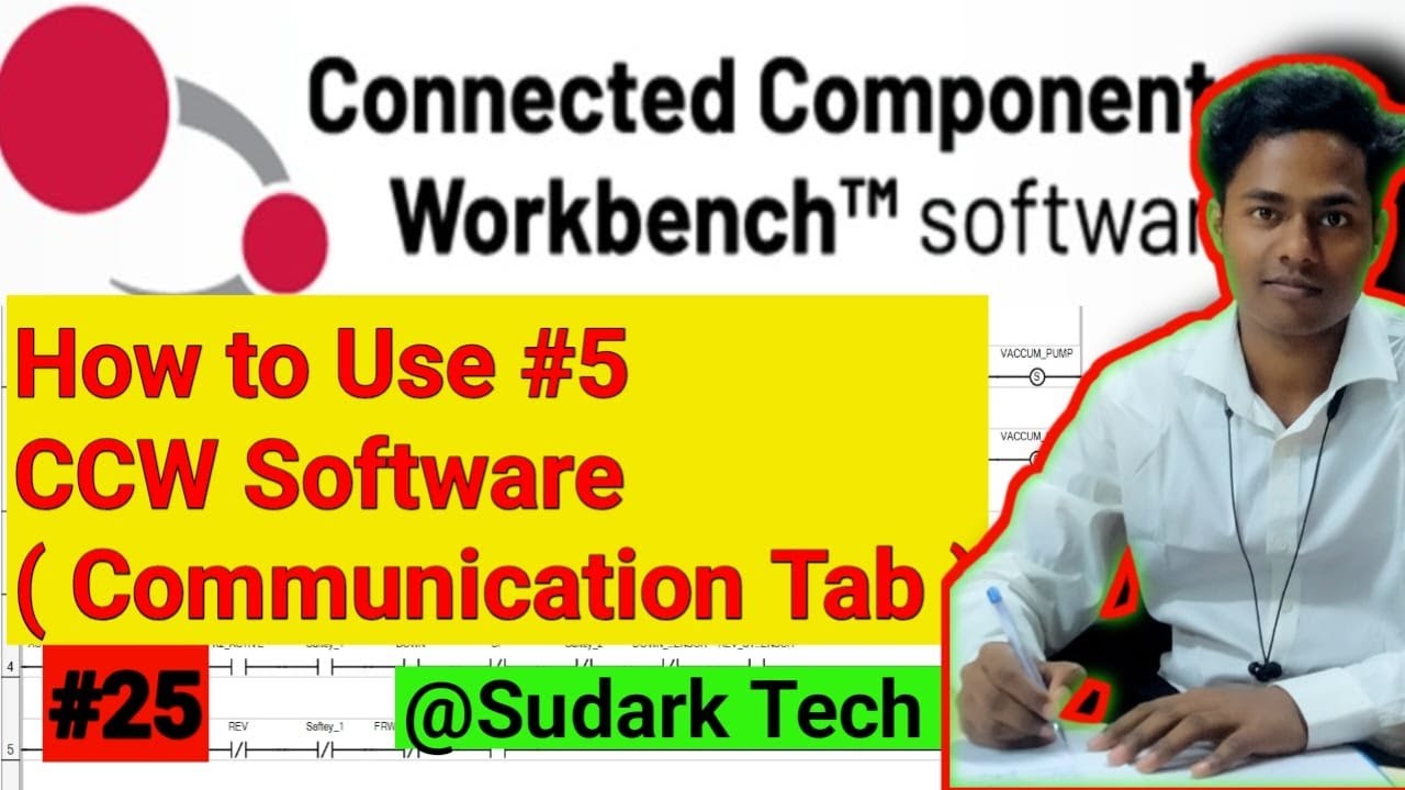 How to use CCW Software #5 (Communication Tab) | Connected Components Workbench  | Sudark Tech