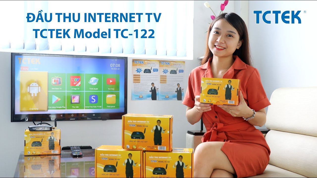 Hướng dẫn sử dụng đầu thu TV BOX TCTEK, model TC-122