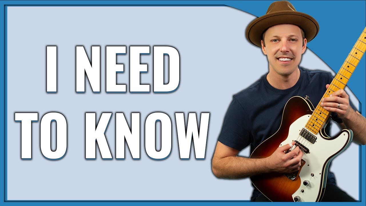 I Need To Know Guitar Lesson (Tom Petty)