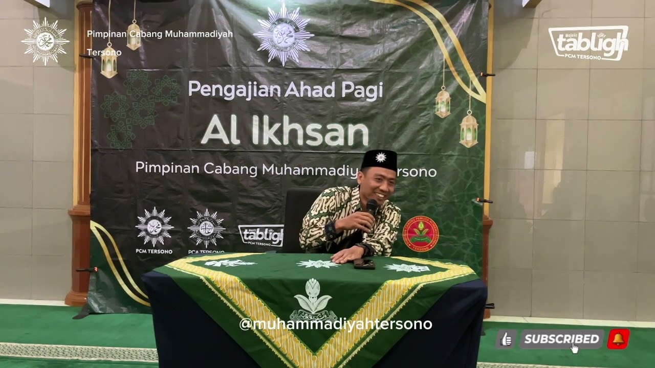 PENGAJIAN AHAD PAGI AL IKHSAN | “Sikap Muslimin saat Musibah Datang” oleh : Ust Khairul Anwar 