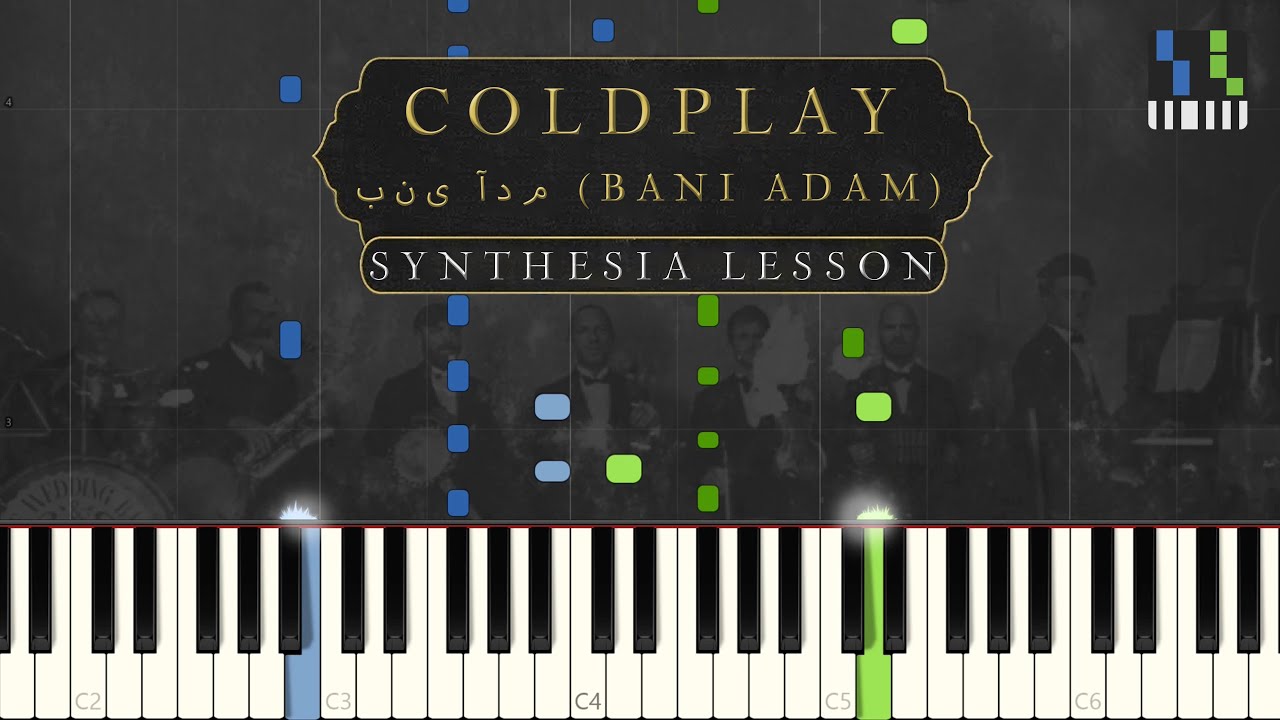 Coldplay - بنی آدم (Bani Adam) | Synthesia Lesson
