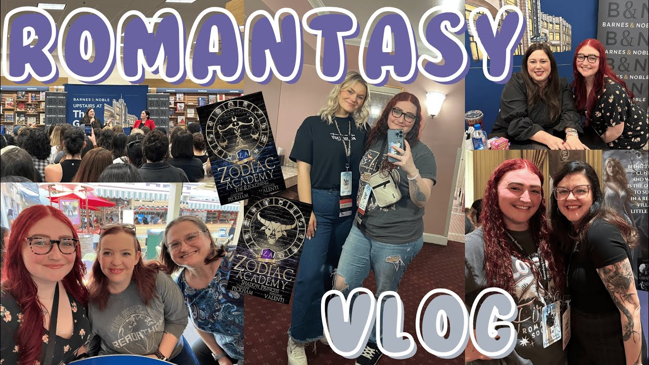 romantasyathon and a book con || the ultimate romantasy vlog
