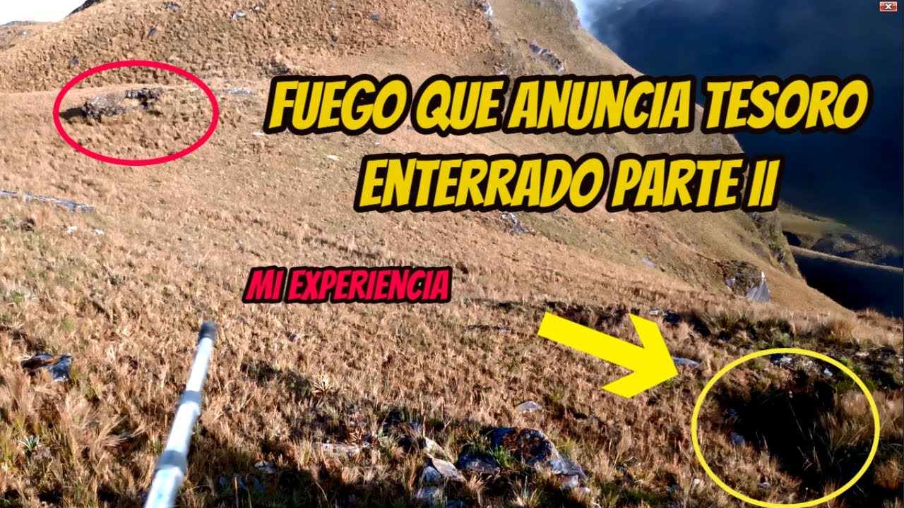 FUEGO QUE ANUNCIA TESORO ENTERRADO, ORO, Si El Suelo ARDE Fuego Significa Que hay mucho ORO, TAPADOS