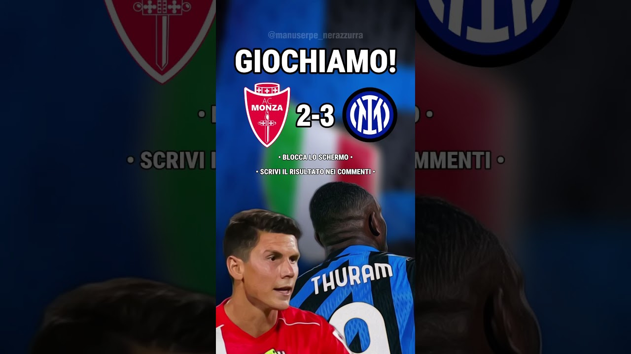 INDOVINAAAA🔥🖤💙 #calcio #interisti #seriea #campionato #scudetto #monza #monzainter #milano