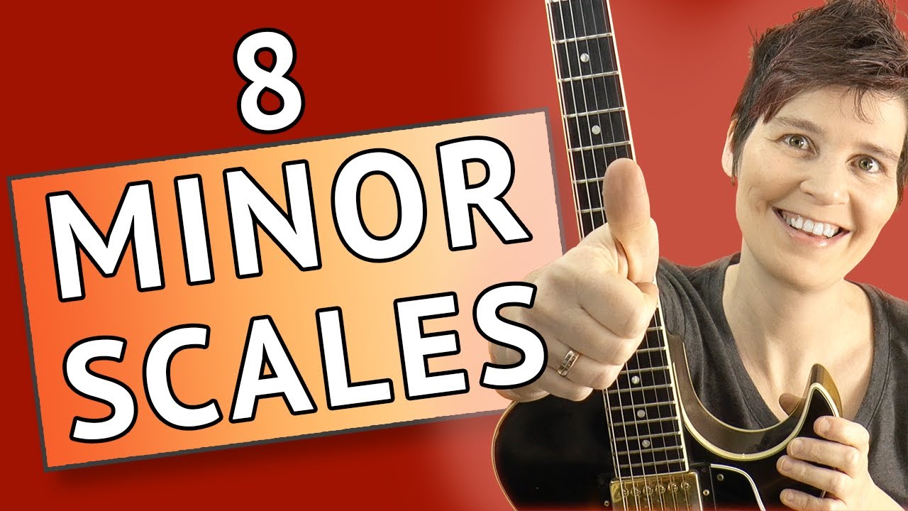 8 Minor Scales Guitar Lesson & Licks - Jazz Guitar Minor Scales Tutorial