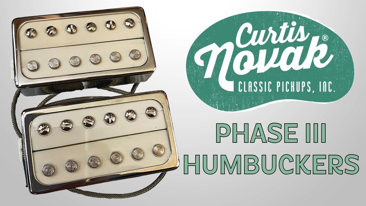 Curtis Novak Phase III Univox Pickups - Demo & Review