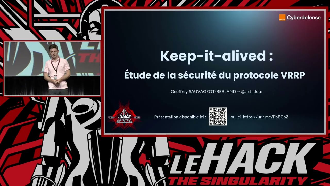🇫🇷 Keep-it-alived : Étude de la sécurité du protocole VRRP - Geoffrey Sauvageot-Berland