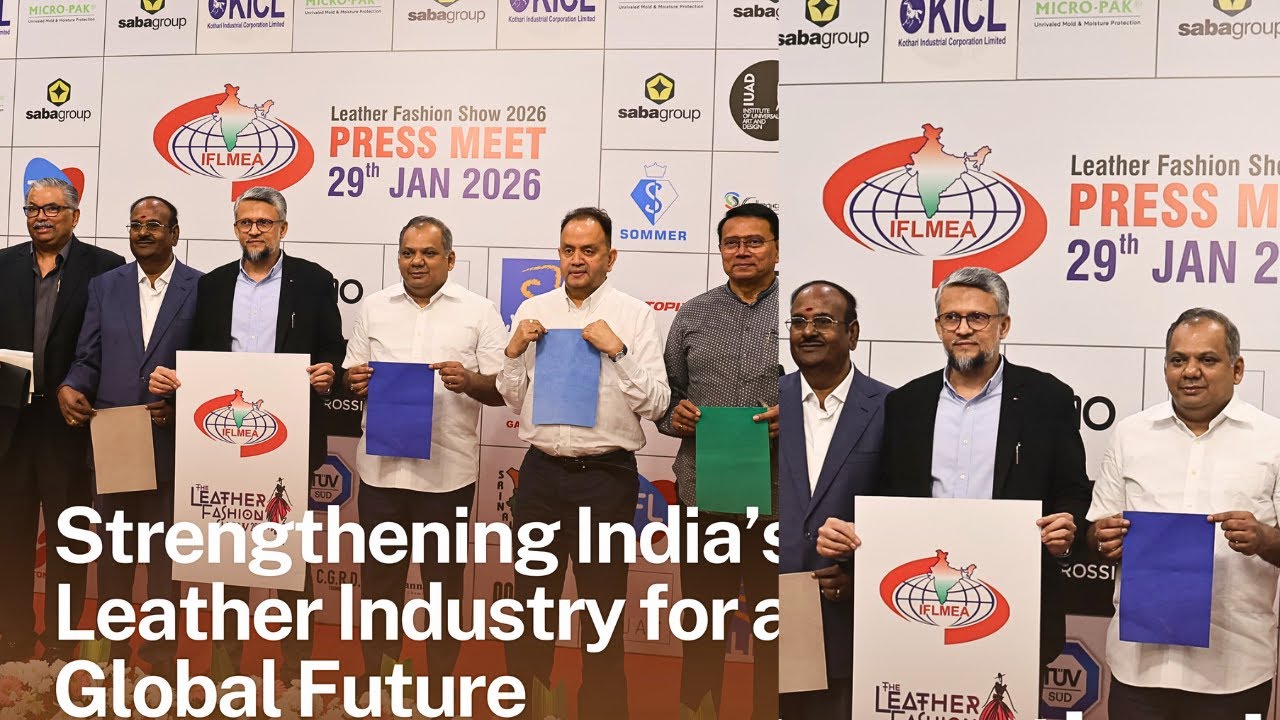 Leather Fashion Show 2026 Organised by IFLMEA #chennaiviewsone