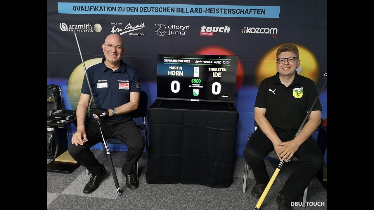 3-CUSHION: Martin Horn - Thorsten Ide