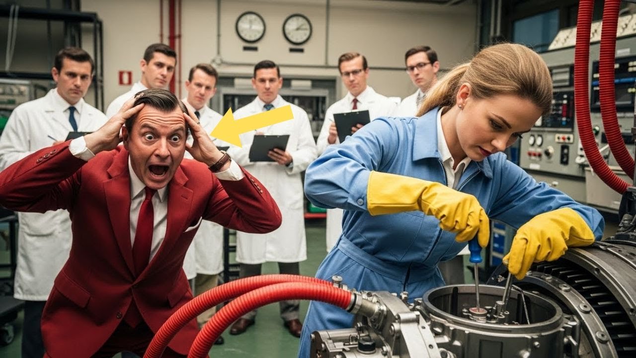 7 INŻYNIERÓW PODPISAŁO: ‚TO NIEMOŻLIWE DO NAPRAWY!’ AŻ MŁODA MECHANICZKA UDOWODNIŁA INACZEJ.