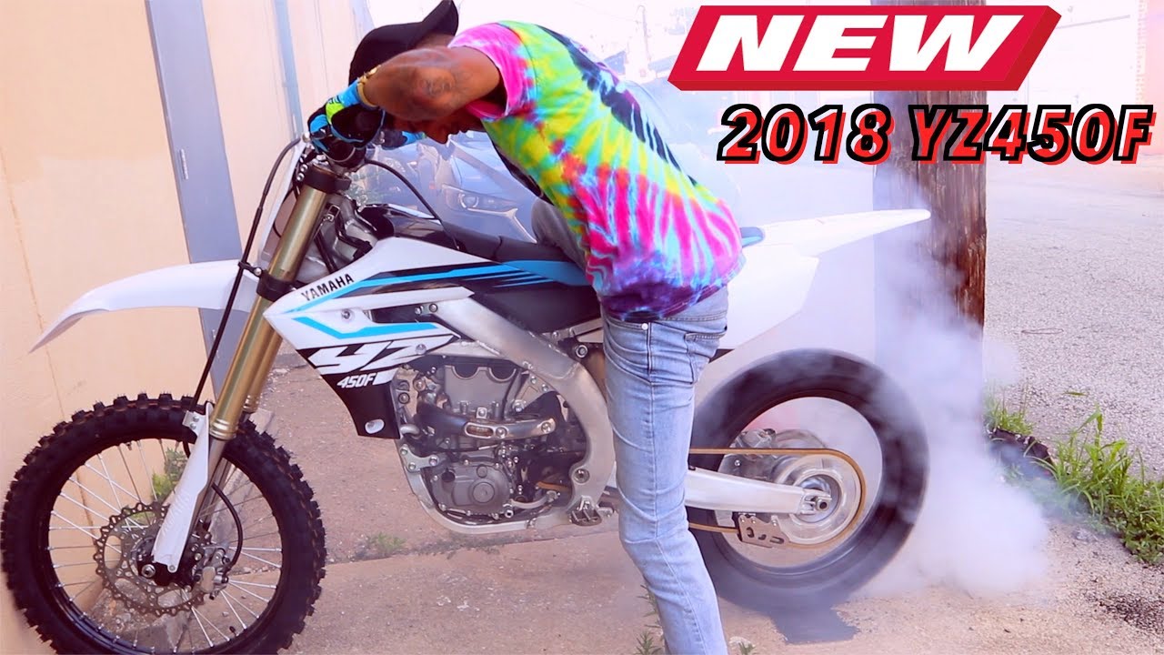 HIS BRAND NEW 2018 YZ450F ! | BRAAP VLOGS