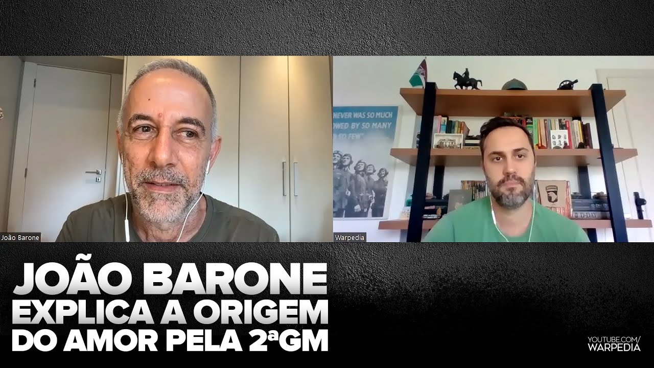 [Cortes do Warpedia] João Barone fala da origem da paixão pela Segunda Guerra