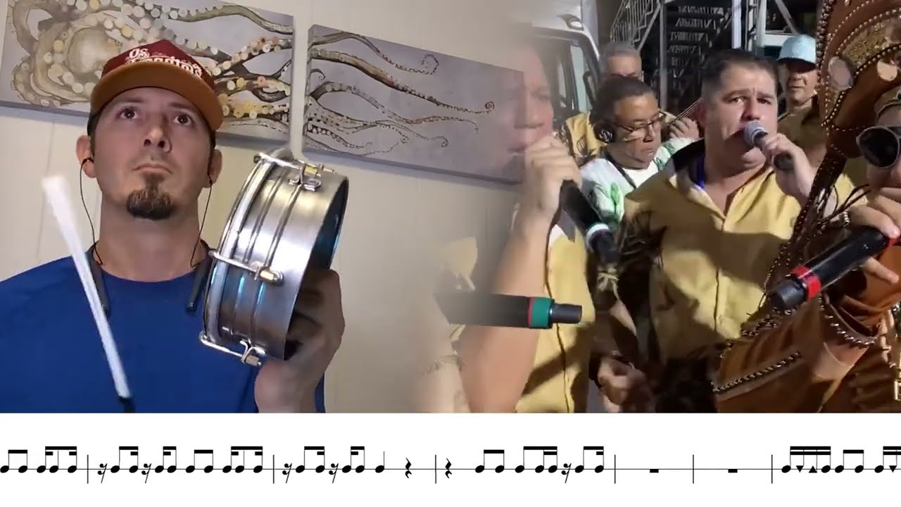 Imperatriz Leopoldinense 2023 Tamborim com Partitura