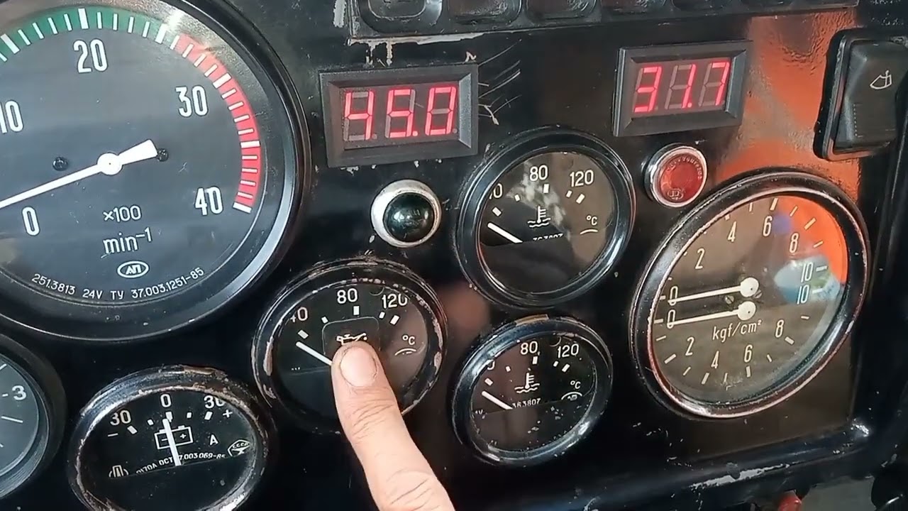 видео для ДРУЗЕЙ. VARIANT 2 датчика температуры масла.