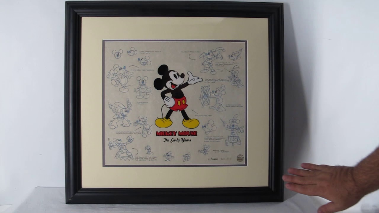 Walt Disney's Mickey Mouse Lumicel Working Magic Artwork