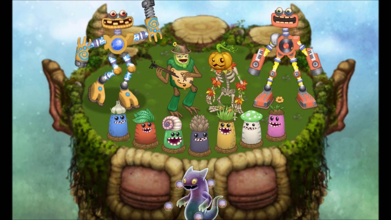 Plant Island Remix with All Monsters