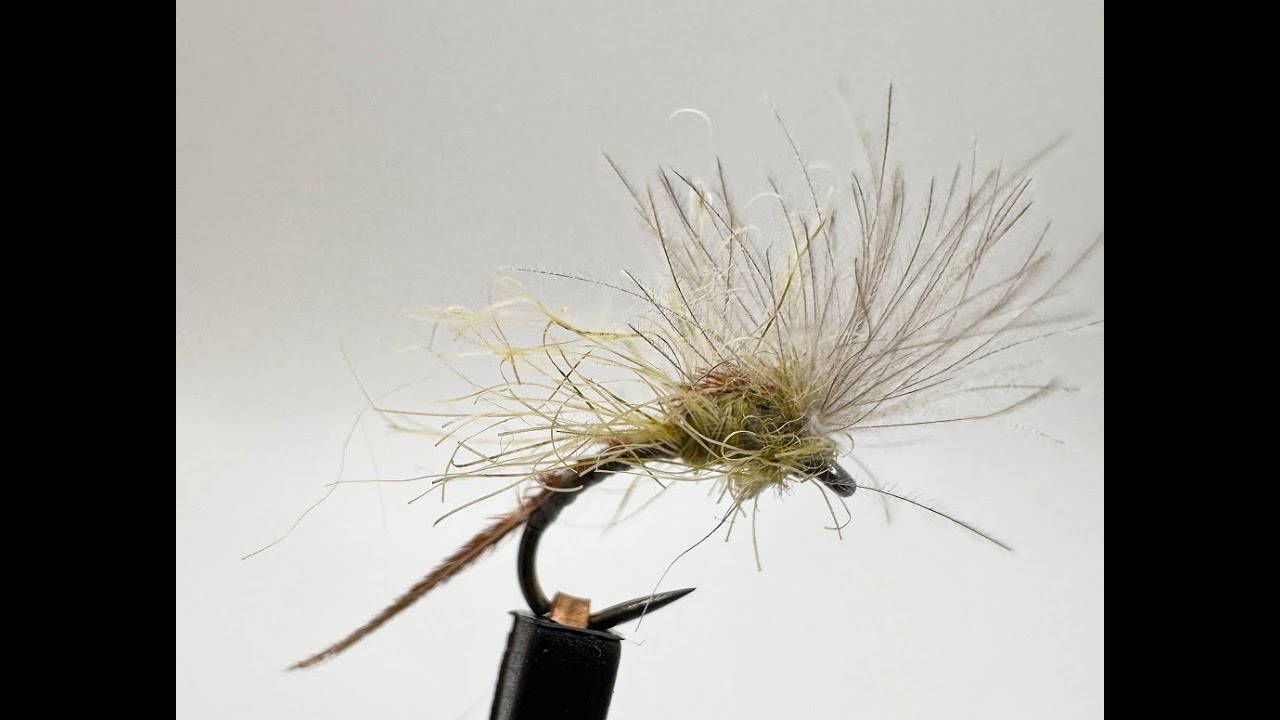 Bug Fuzz BWO  Dry Fly Fly Tying Tutorial | Mayfly Emerger