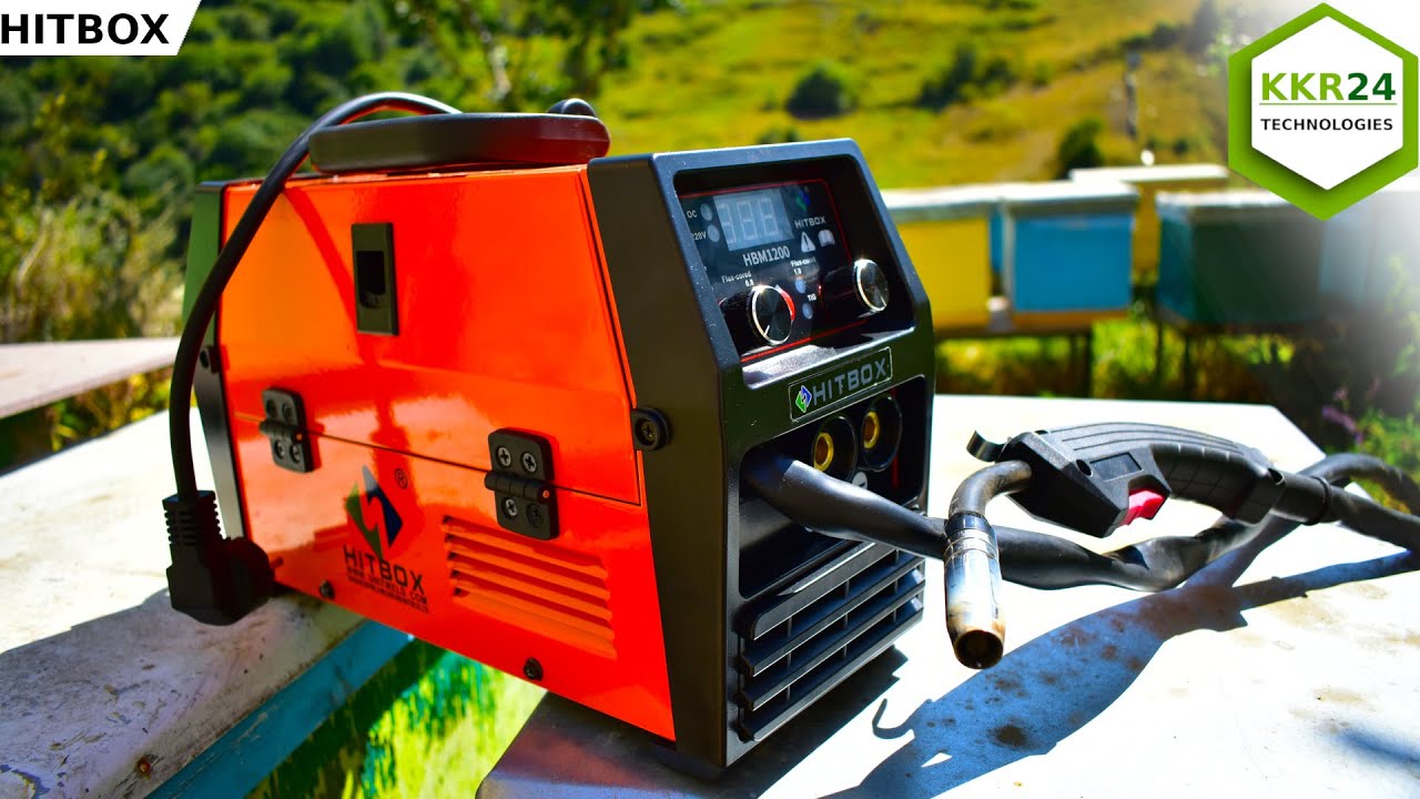 ХИТ ПРОДАЖ!!! Полуавтомат  без газа HITBOX HBM1200 Сварочный аппарат 3 в 1