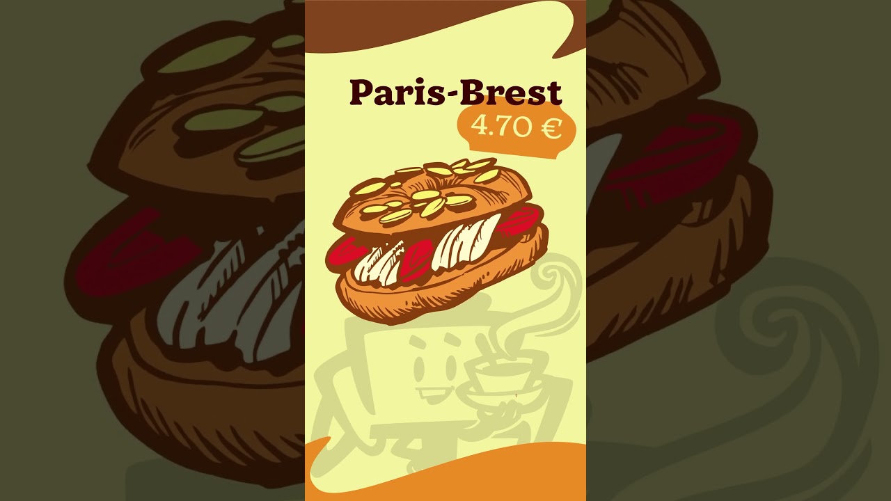 Motion Graphics for French Cafe “Croissant”. 
