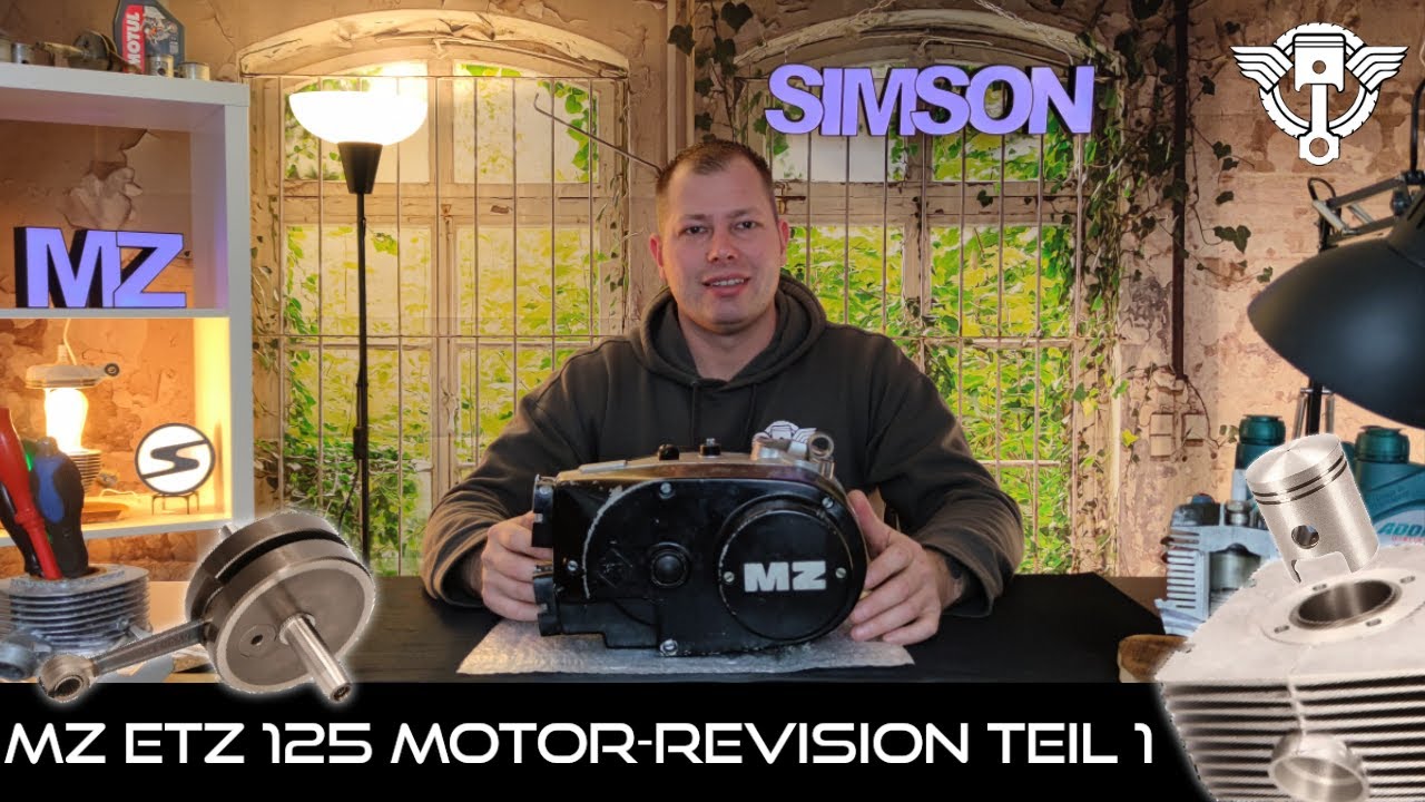 MZ ETZ 125/150 Demontage des Motors Teil 1 Regeneration/Zerlegen/Repair MZ Engine/Service/Overhaul