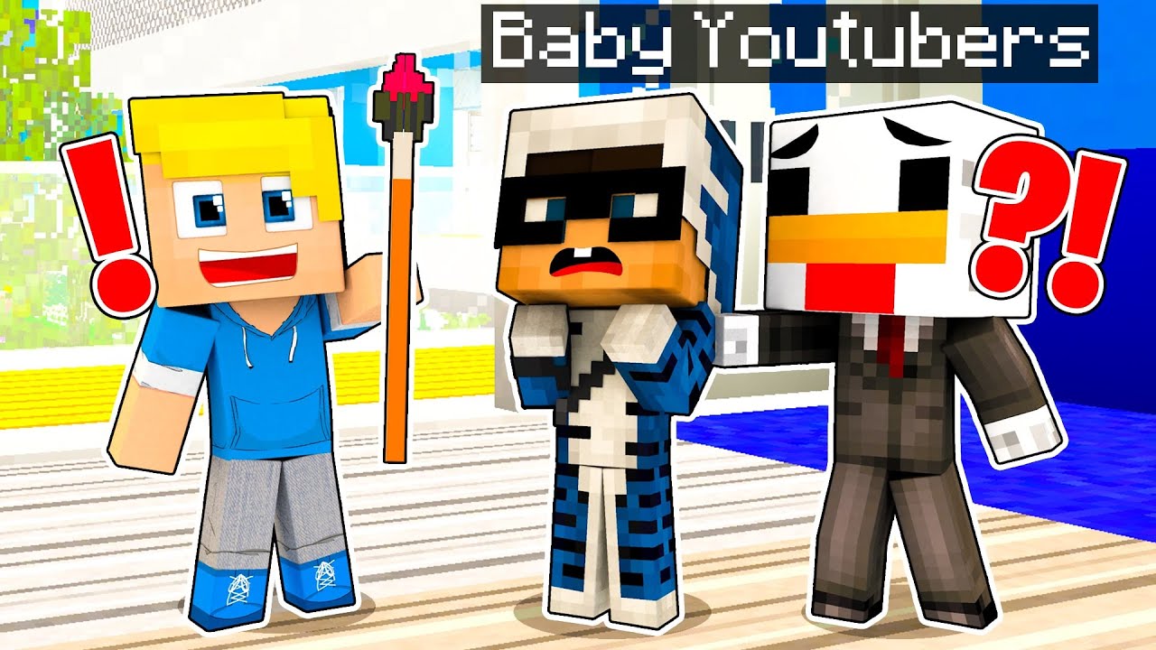 SBRISERINO TRASFORMA DUE YOUTUBERS IN BAMBINI Su Minecraft!