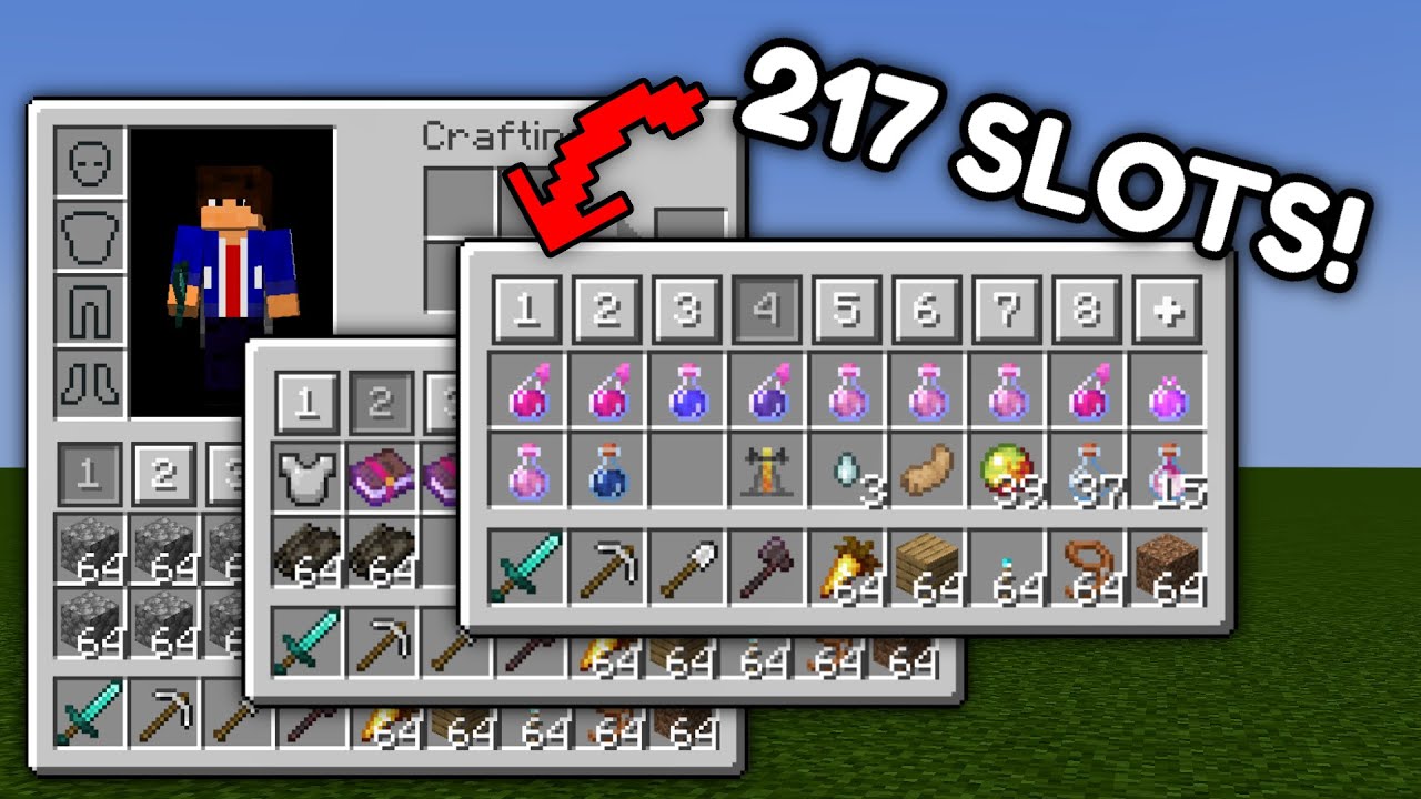 I Made Minecraft's Inventory HUGE!