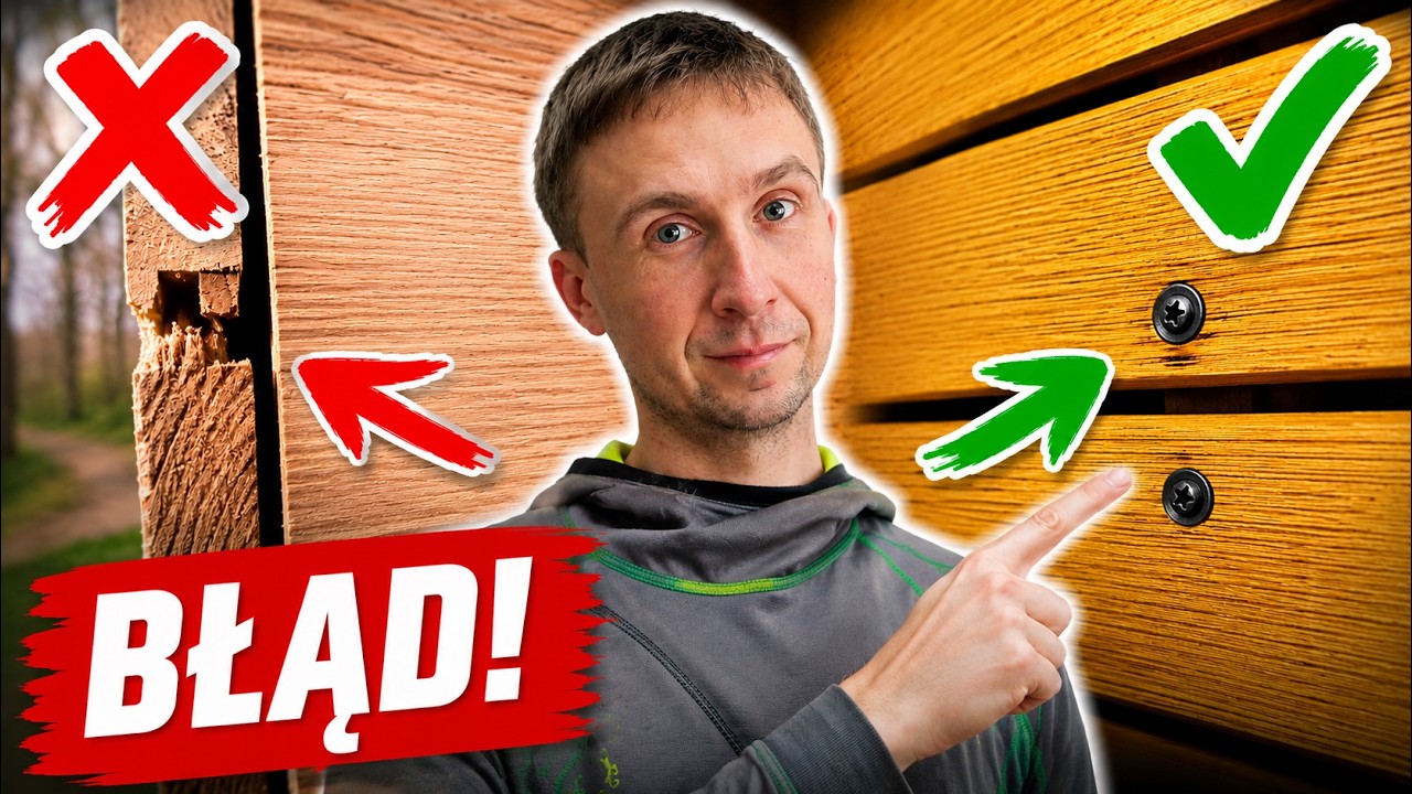 Deska Elewacyjna - Łączenia niewidoczne ? Jak zabezpieczyć Deskę ? #diy #domszkieletowy #elewacja