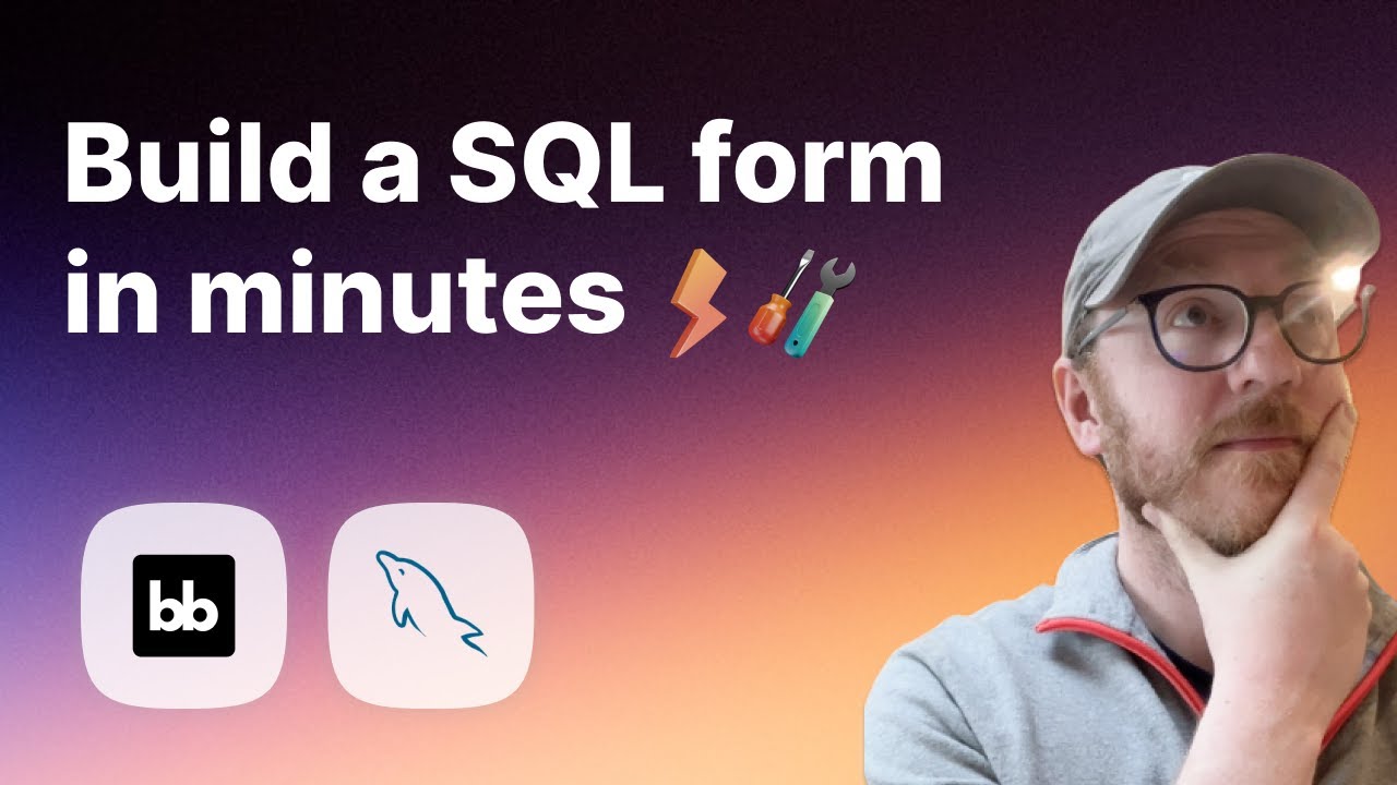 How to build a form on top of a SQL database | Budibase | SQL form