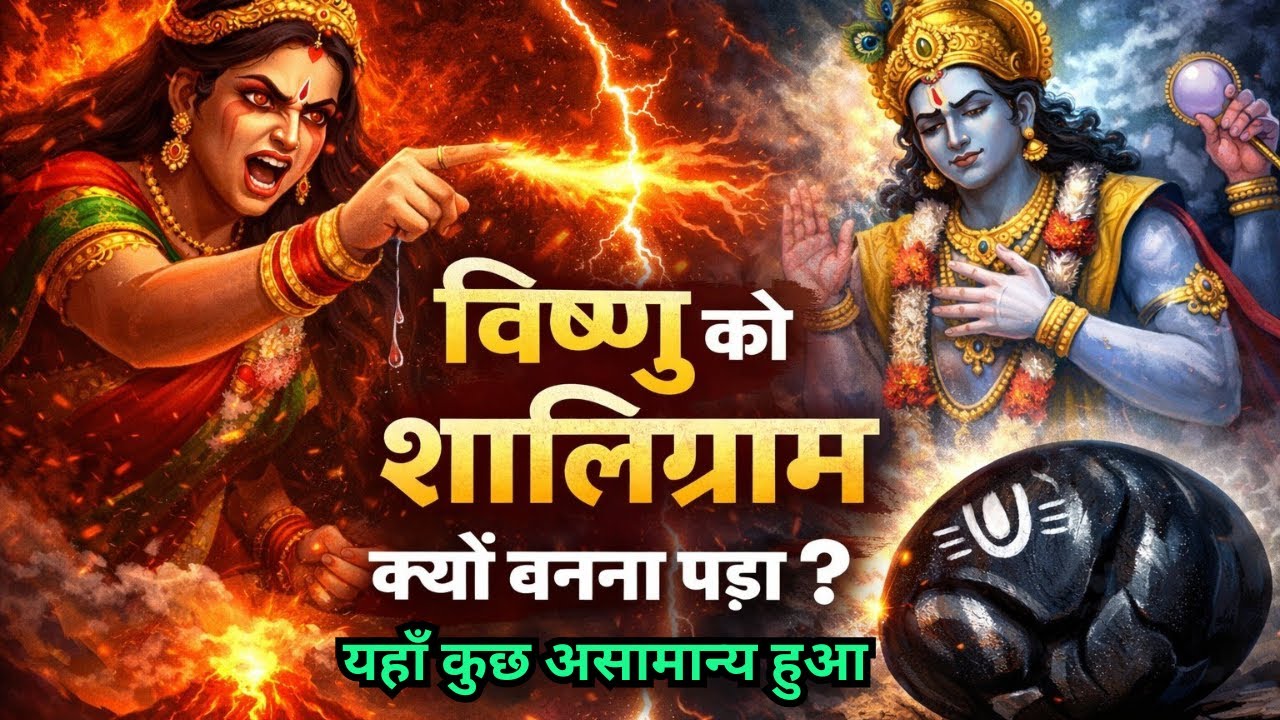 एक श्राप जिसने भगवान विष्णु को पत्थर बना दिया | देवी तुलसी की सबसे अनसुनी कथा