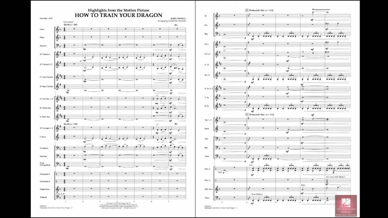 Highlights from How To Train Your Dragon by Powell/arr. Vinson