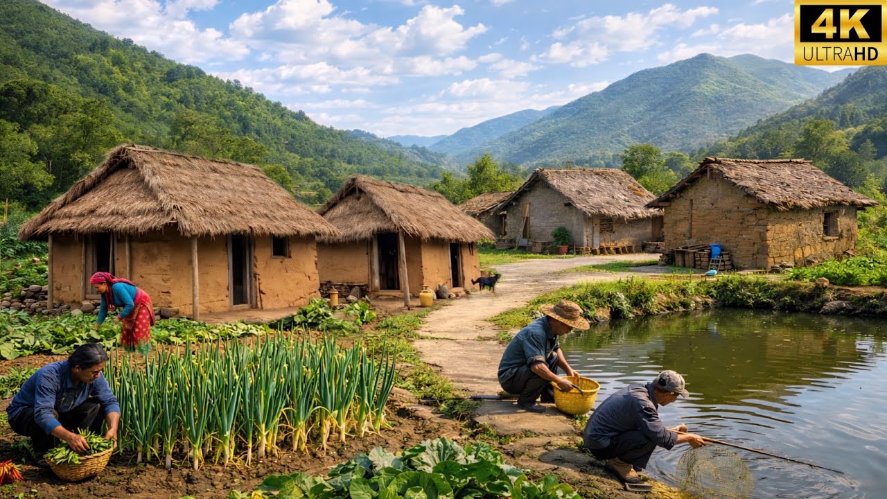 NEPAL Village Life is Close to the Nature | Beauty and Simplicity of Rural Nepal