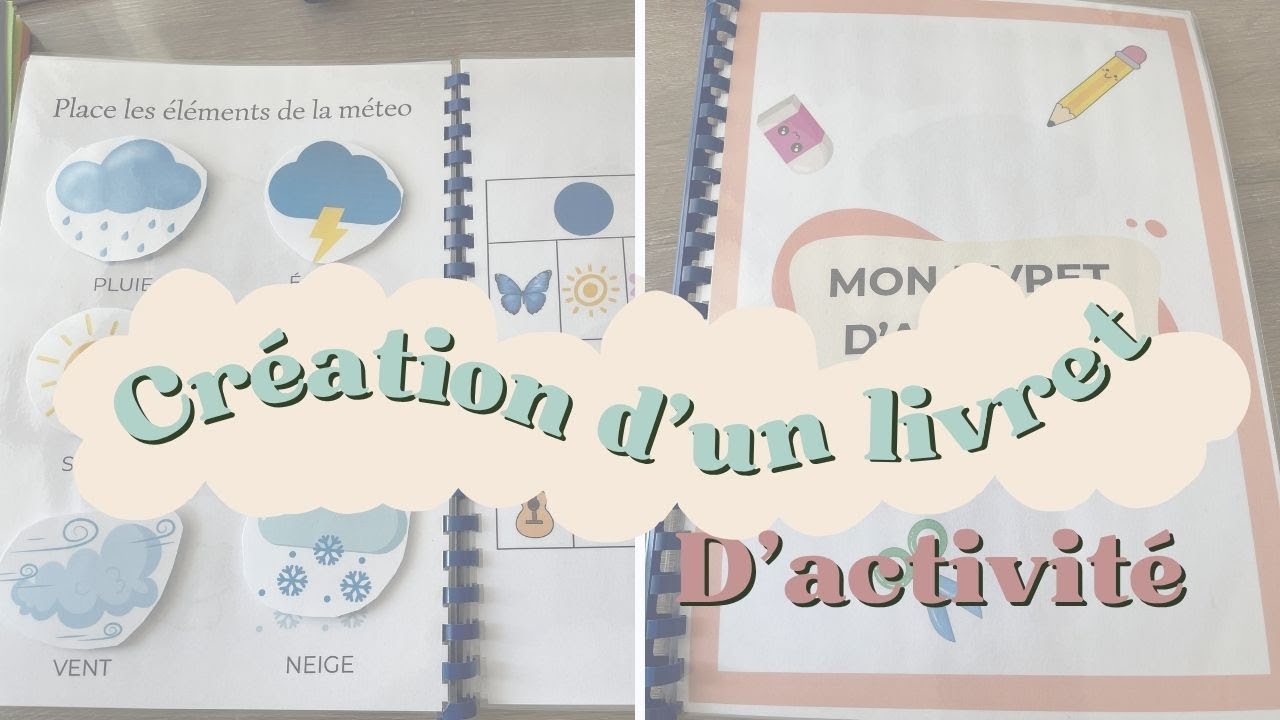 Créer un livret d’activités DIY pour un enfant de 2 ans | Idées Montessori, jeux et apprentissage