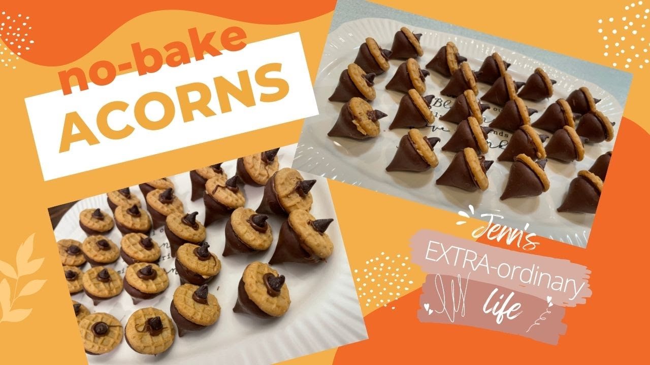 How to make acorn treats | Easy no-bake fall dessert