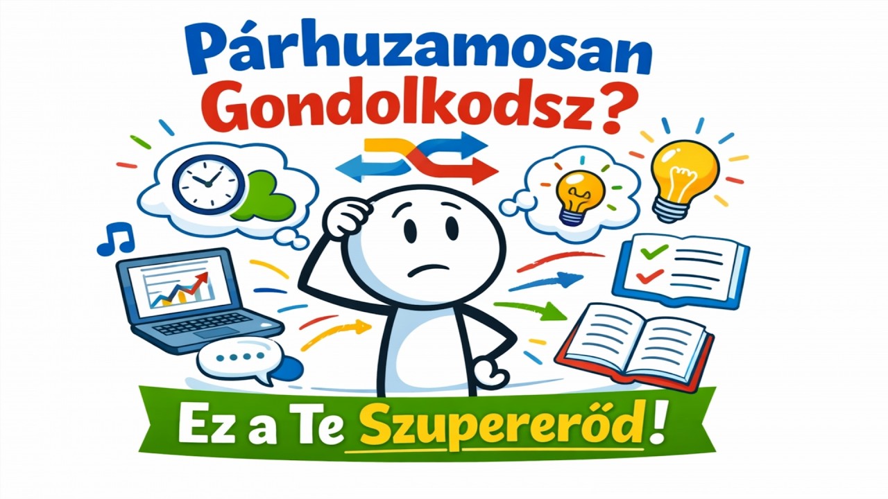 6 jel, hogy az agyad párhuzamosan dolgoz fel mindent