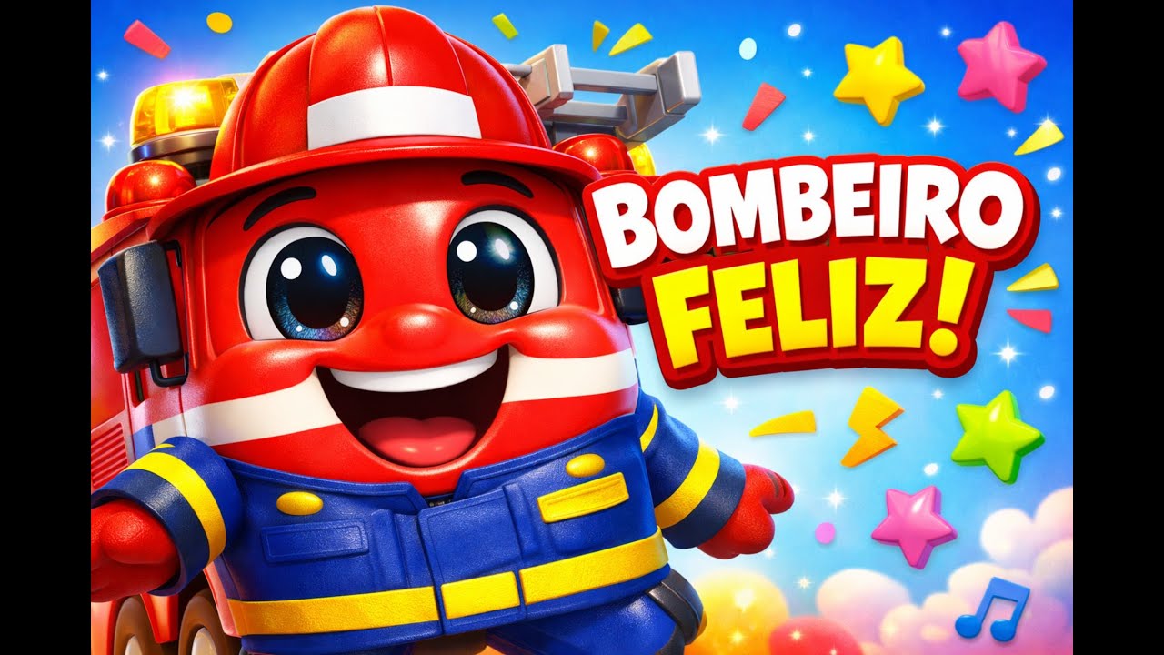 BOMBEIRO FELIZ DANÇANDO! 🚒🎵