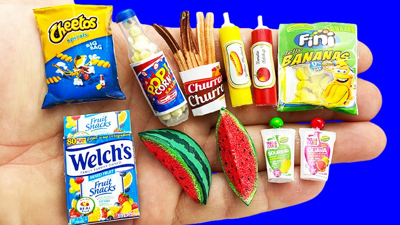 29 DIY MINIATURE FOOD AND MORE DIY IDEAS FOR BARBIE DOLLHOUSE