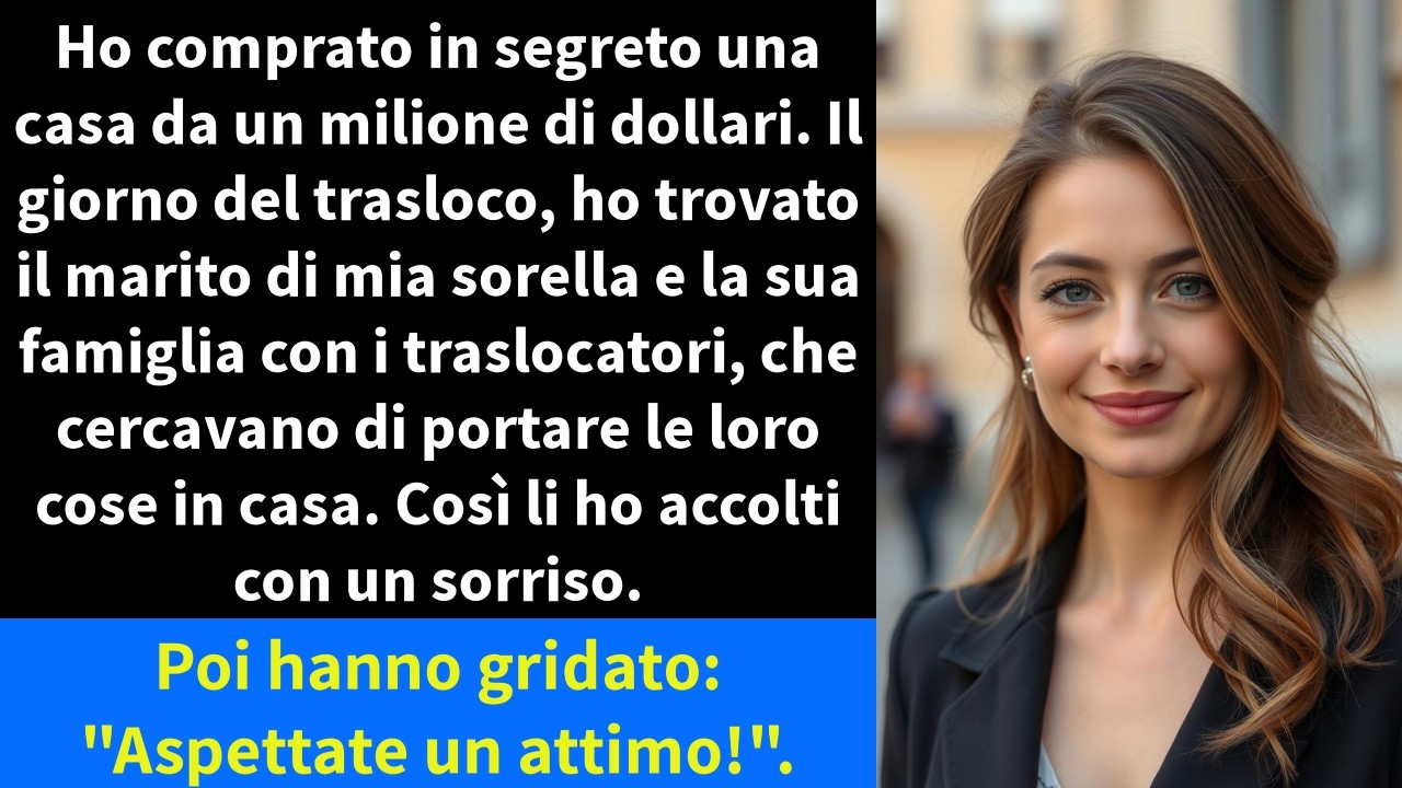 Ho comprato in segreto una casa da un milione di dollari. Il giorno del trasloco,