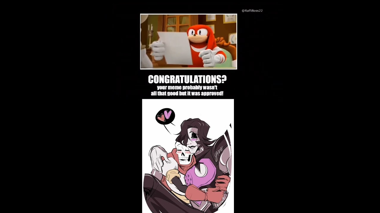 Knuckles rates Undertale ships [My opinion]